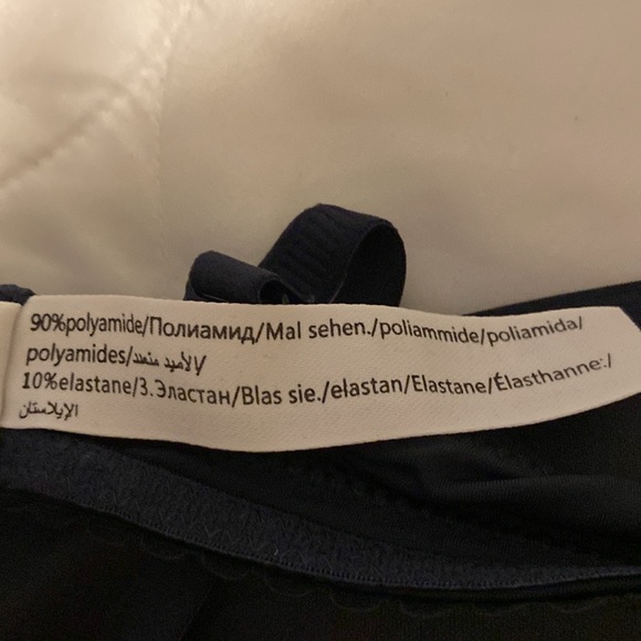 NWOT Fine Too Navy Bra - Picture 5 of 6